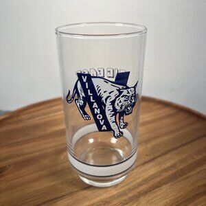 Vintage 80s - Villanova Wildcats - Big East Basketball Glass